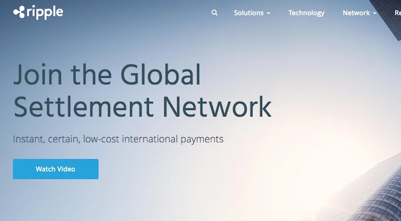 Blockchain tabanlı sınır ötesi para transferi girişimi Ripple, 55 milyon dolar yatırım aldı