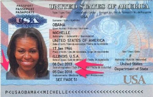 Michelle Obama’nın pasaport bilgileri çalındı!