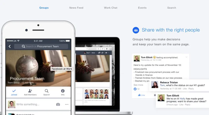 Slack rakibi Facebook at Work, 10 Ekim’de tanıtılacak – Webrazzi