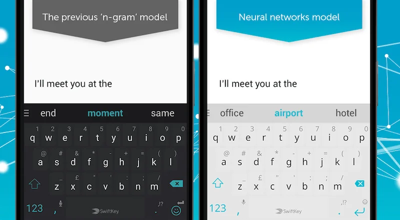 SwiftKey akıllı klavye uygulamasına nöral ağ modelini uyarladı
