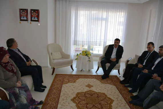Şehit Yeli’nin  Baba Evini Ziyaret Ettiler