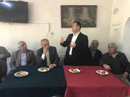 Ağbaba, Doğanşehirlilerle bir araya geldi