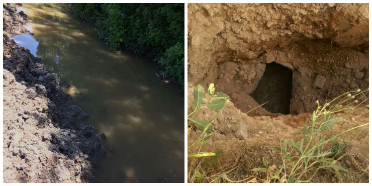 Malatya Battalgazi’de halen kanalizasyon boruları kırılarak sulama yapılıyor.Video Haber