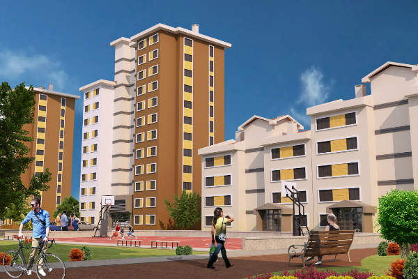 Beydağı Kentsel Dönüşüm Projesi’nin, 3. ve 4. etabında ise 7500 adet konut yapılması planlanıyor.