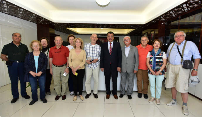 Malatya’ya Robert Koleji 1967 mezunları, Gürkan’ı ziyaret etti.