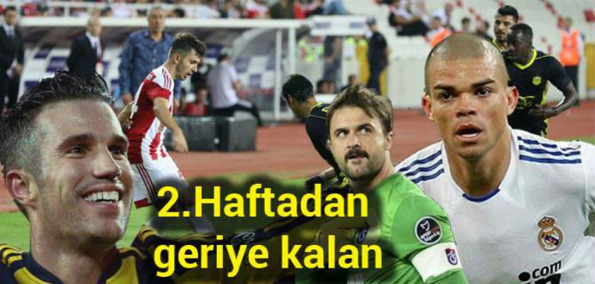 Süper Ligde ikinci hafta da geride kalırken, futbol severler 9 maçta 31 gol izlediler.
