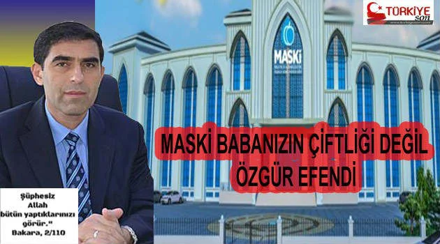 Maski babanızın çiftliği değil Özgür efendi ! @ahmetcakir44 @44Maski
