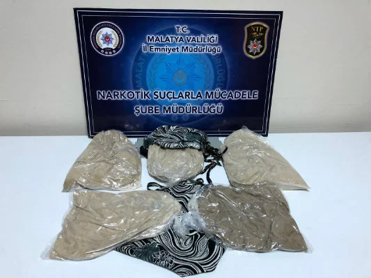 Malatya’da Eroin Ele Geçirildi.