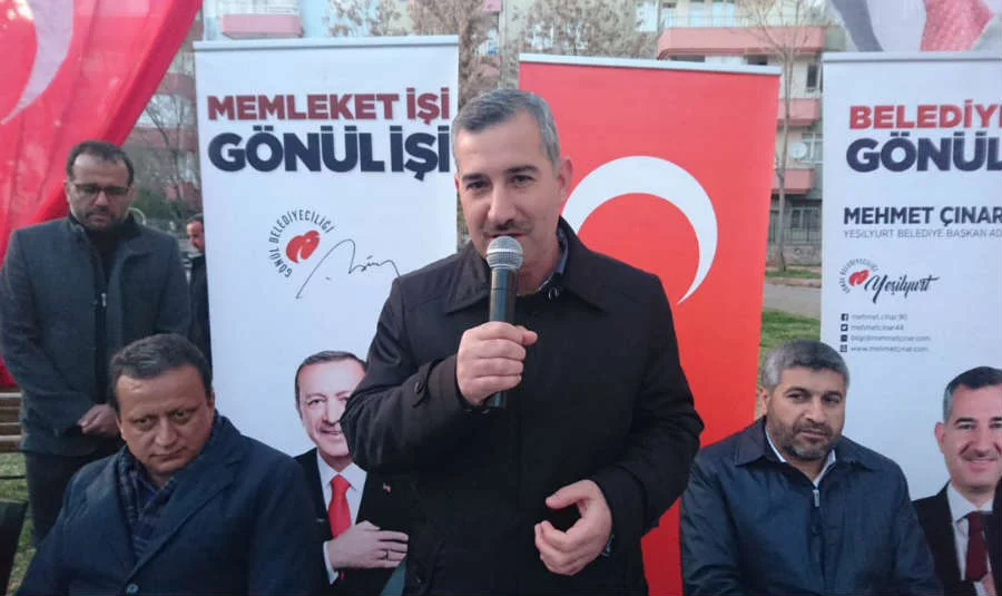 Çınar, “31 Mart’ta sandıklardan rekor bir oy ile çıkacağız” ifadesini kullandı.
