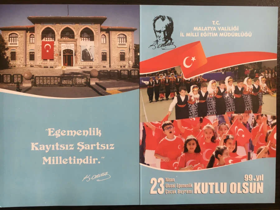 23 Nisan Ulusal Egemenlik ve Çocuk Bayramının 99. Yıldönümü Kutlama Programı Malatya