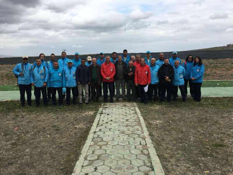 Eskişehir’de Türkiye Kupası Skeet Yarışması Final Atışları kapsamında, skeet yarışması yapıldı.
