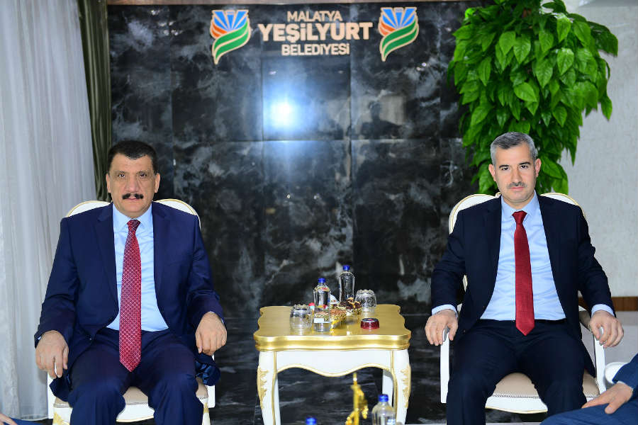 MBB Başkanı  Selahattin Gürkan, Yeşilyurt Belediye Başkanı Mehmet Çınar’ı ziyaret ederek yeni görevinde başarılar diledi