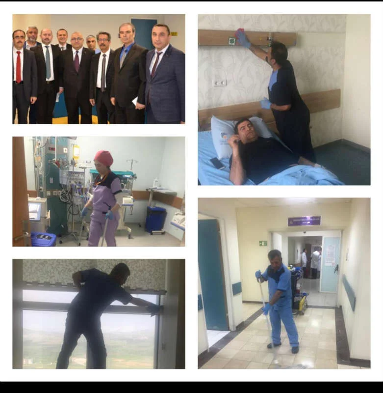 Turgut Özal Tıp Merkezinde Temizlik gözle görünmeye başladı