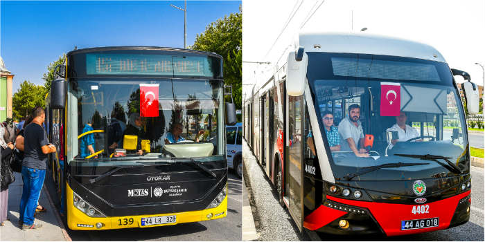 YKS’ye girecek adaylar için , MOTAŞ’a ait toplu taşıma araçlarından ücretsiz yararlanacak
