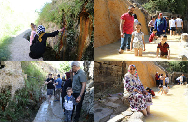 Battalgazi Belediyesi tarafından yapılan düzenleme ile birlikte İspendere İçmeleri’ne vatandaşlar hafta sonu yoğun ilgi gösterdi