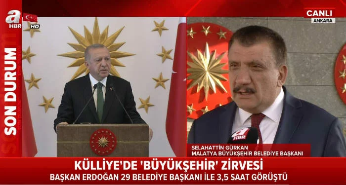 Gürkan , Beştepe’deki Büyükşehir Zirvesini Değerlendirdi .