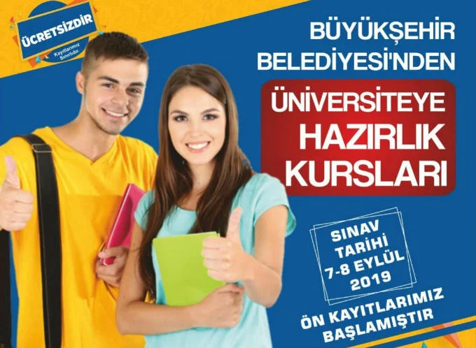 Malatya Büyükşehir Belediyesi Kültür ve Sosyal İşler Dairesi tarafından Üniversiteye Hazırlık Kursları açılacak