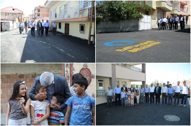 Başkan Güder, Hanımınçiftliği Mahallesinde Sıcak Asfalt Çalışmalarını Yerinde İnceledi