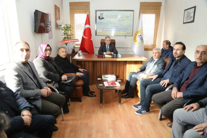 Güder, Ziraat Mühendisleri Odası Başkanı Fevzi Çiçek’i ziyaret etti.