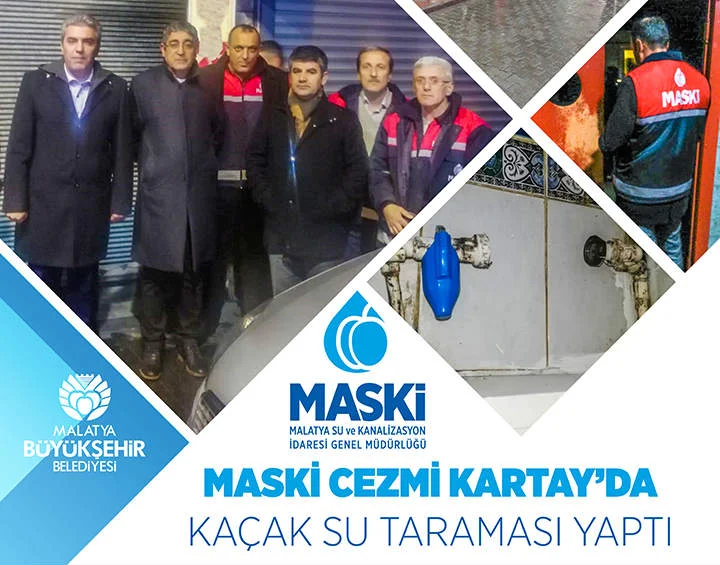 MASKİ şehir genelinde kaçak su taraması çalışmaları yapıyor.