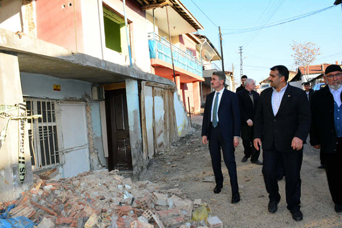 Vali Baruş Şehit Fevzi, Taştepe, Hanımınçiftliği, Orduzu ve Alacakapı Mahallelerini Ziyaret Etti