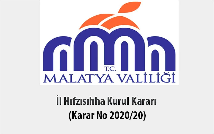 İl Hıfzısıhha Kurul Kararı (Karar No 2020/20)