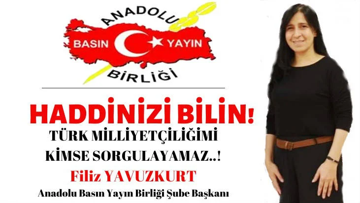 Anadolu Basın Yayın Birliği (ABYB) Malatya Şube Başkanı Filiz Yavuzkurt’dan malatyasanal habere sert tepki