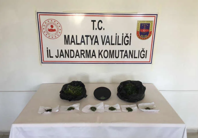 Hekimhan Sarıkız Mahallesinde Kubar Esrar Ele Geçirildi