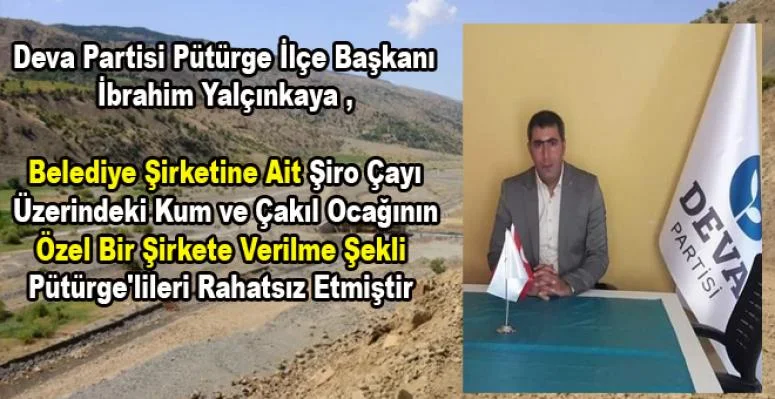 Pütürge’nin ve Milletin Hakkını Asla Kimseye Yedirmeyeceğiz
