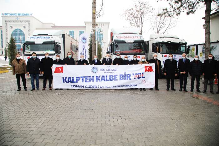 Battalgazi Belediyesi, İdlib’e Dost Eli Uzatıldı