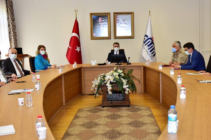 Vali Aydın Baruş Başkanlığında Uyuşturucu ile Mücadele Toplantısı Gerçekleştirildi. 