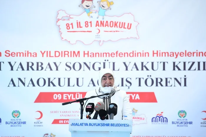 Türk Kızılay İstanbul Şubesince başlatılan ‘81 il 81 Anaokulu’ projesi kapsamında 44’üncü anaokulu Malatya’da eğitime başladı