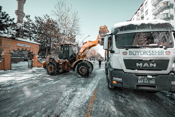 Büyükşehir Belediyesi ekipleri 7/24 çalışmalarını sürdürüyor