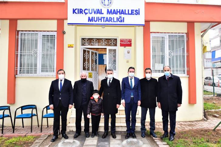 Vali Baruş, Battalgazi ve Kırçuval Mahalle Muhtarlarını Ziyaret Etti