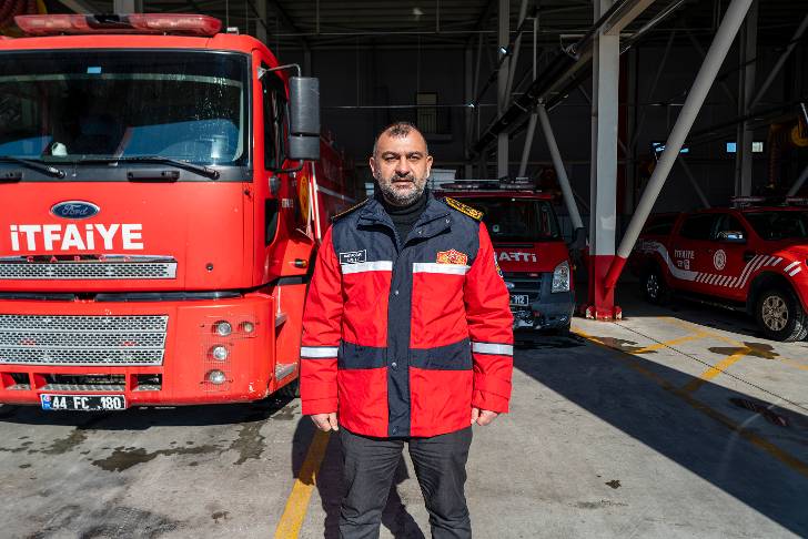 Katipoğlu : Kar yağışının başladığı andan itibaren 114 olaya İtfaiye Daire Başkanlığı olarak müdahalede bulunduk