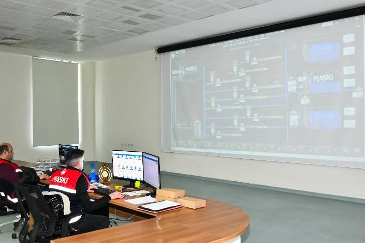 MASKİ Genel Müdürlüğü, Veri Tabanlı Denetim ve İzleme Sistemi (SCADA) ile Suları Anlık İzliyor