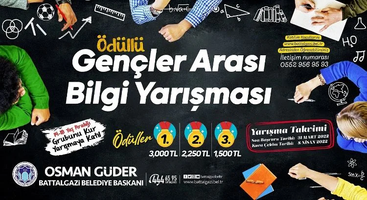 Battalgazi Belediyesi’nden Bilgi Yarışması