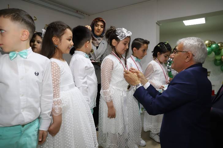 Başkan Güder, “Göz aydınlığı yavrularımızı tebrik ediyorum” dedi.