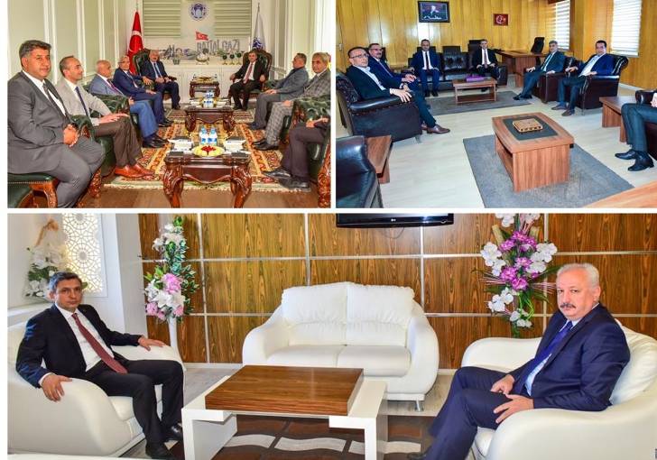 Vali Şahin İade-i Ziyaretlerde Bulundu