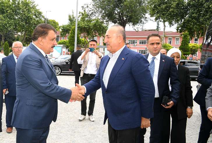 Dışişleri Bakanı Mevlüt Çavuşoğlu’ndan Başkan Gürkan’a ziyaret