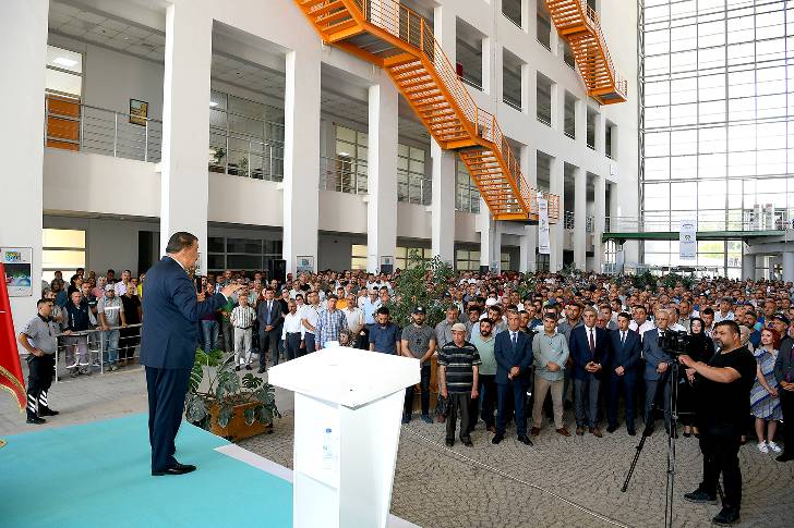 Başkan Gürkan belediye personelleri ile bir araya geldi