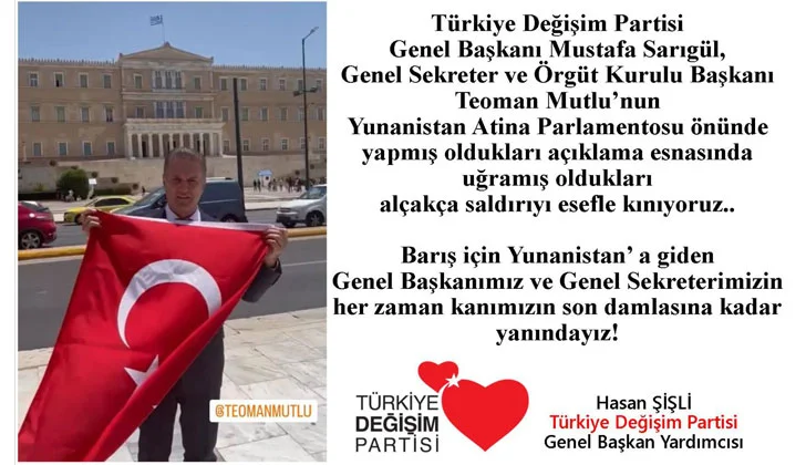 TDP Genel Sekreteri Malatyalı Teoman Mutlu sözlü ve fiili bir saldırıya maruz kaldı