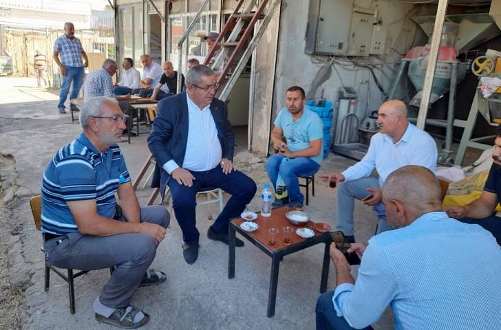 Reşat Erdoğan, Sebze ve Meyve Hali ile Buğday Pazarını gezdi