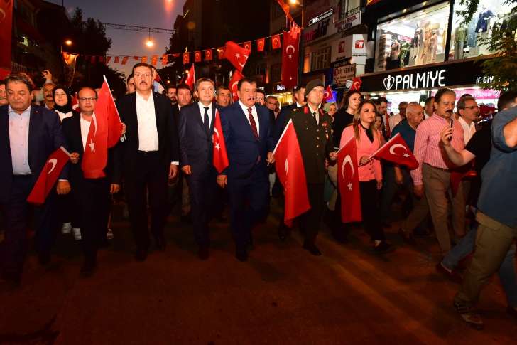 Malatya, 15 Temmuz Demokrasi ve Milli Birlik Günü’nün 6. Yıl Dönümünde Tek Yürek Oldu