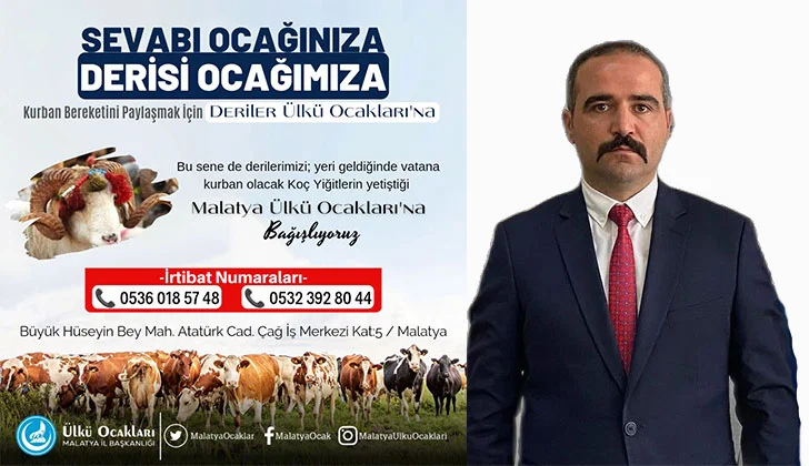 Bu sene de kurbanlarınızı Ülkü Ocakları kesiyor! “Sevabı Ocağınıza, Derisi Ocağımıza”