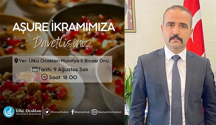 Ülkü Ocakları Malatya İl Başkanlığı’ndan Aşüre Etkinliği
