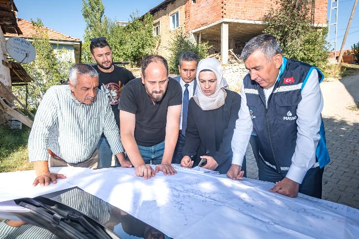 Doğanşehir İlçesi’ne bağlı Fındık Mahallesi altyapısı komple yenileniyor