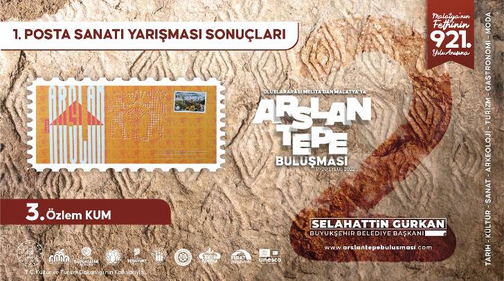 Malatya ve Arslantepe” konulu 1. Posta Sanatı Yarışmasının sonuçları belli oldu.