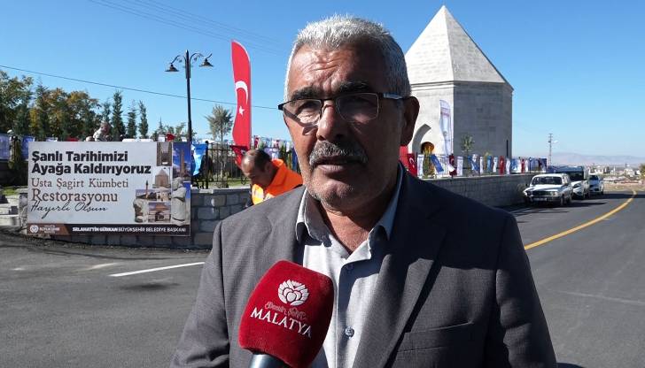 Usta Şagirt Kümbeti restorasyon çalışmalarına muhtarlardan teşekkür