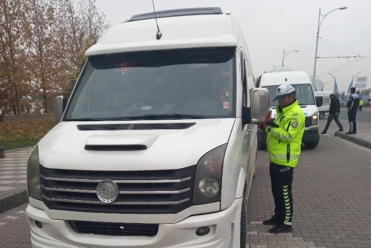 Okul Servis Araçları ve Sürücülerine yönelik denetimler gerçekleştirildi